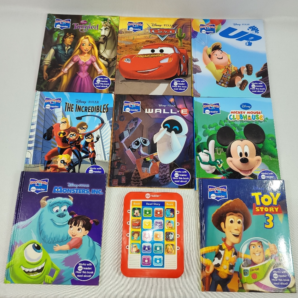 Walt Disney Pixar Me Reader 8 Book Set & Electronic Story Tablet